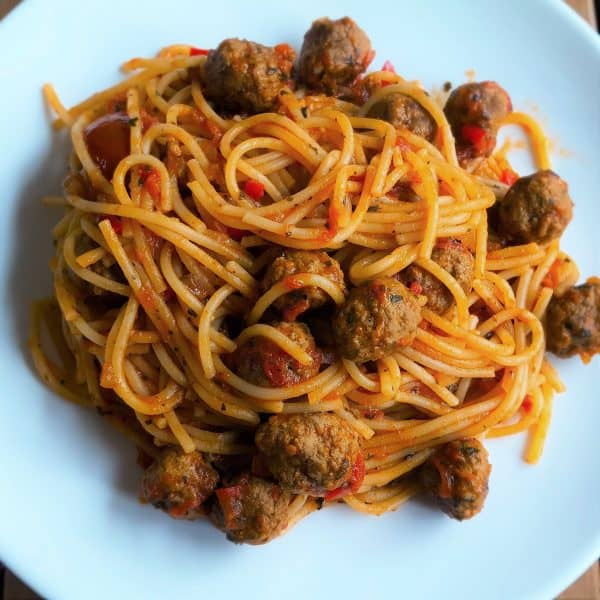 Spaghetti & meatballs