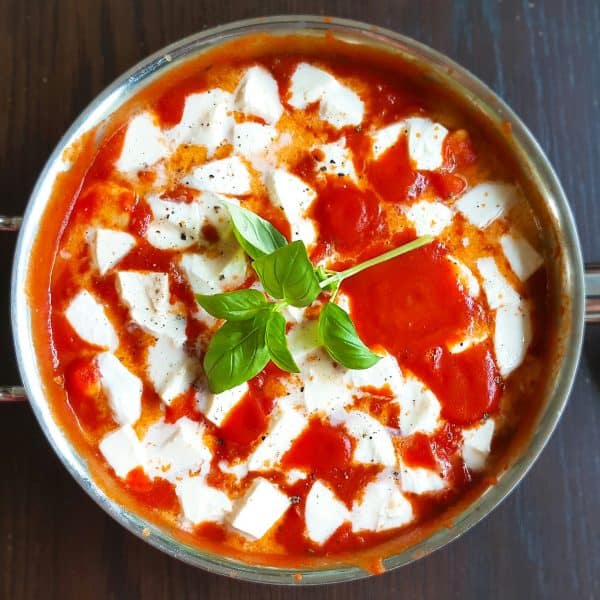 Gnocchi in tomatensaus met mozzarella