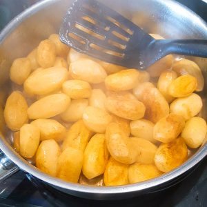 Aardappelen aanbakken
