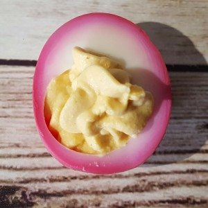 hapjes/snacks roze eieren