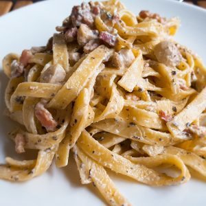 hoofdgerechten pasta mascarpone truffelsaus