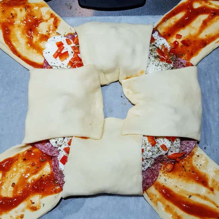 Pizza Calzone in ringvorm